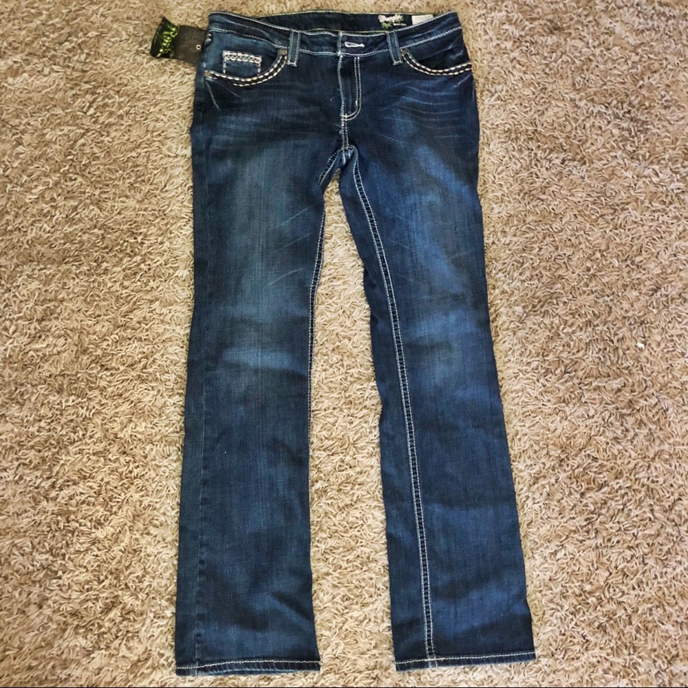 NWT Wrangler stretch boot cut jeans !!!